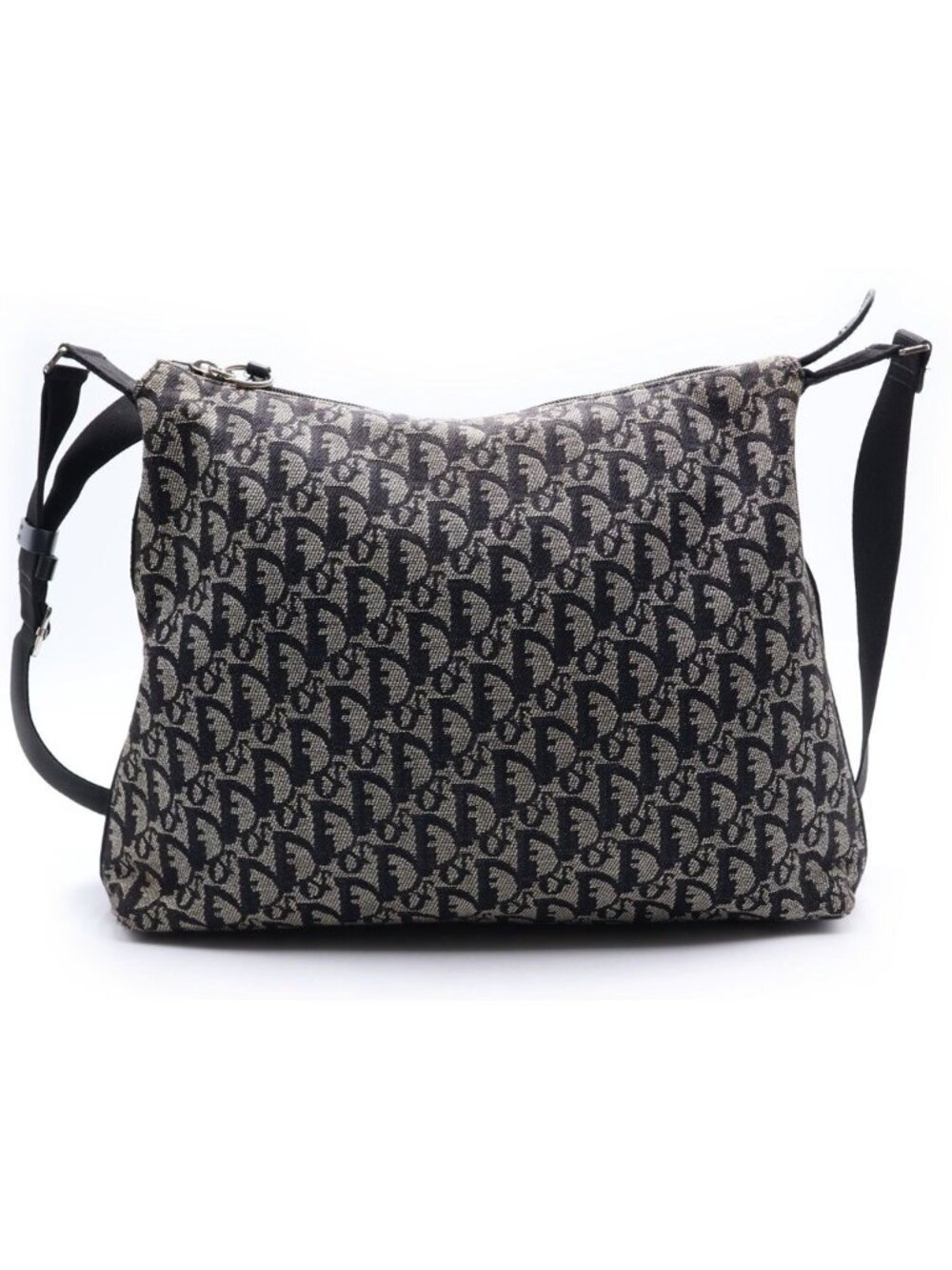 Dior Trotter Canvas Shoulder Bag Beige
